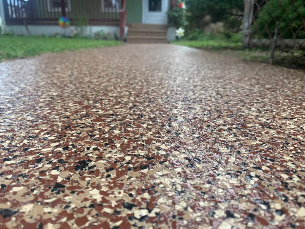 Outdoor floor coatings