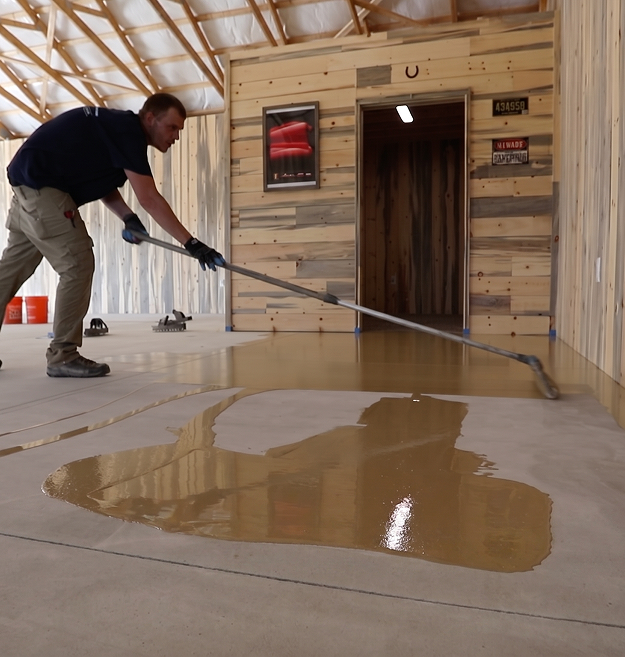Polyurea Basecoat Application