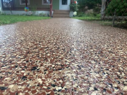 Outdoor floor coatings